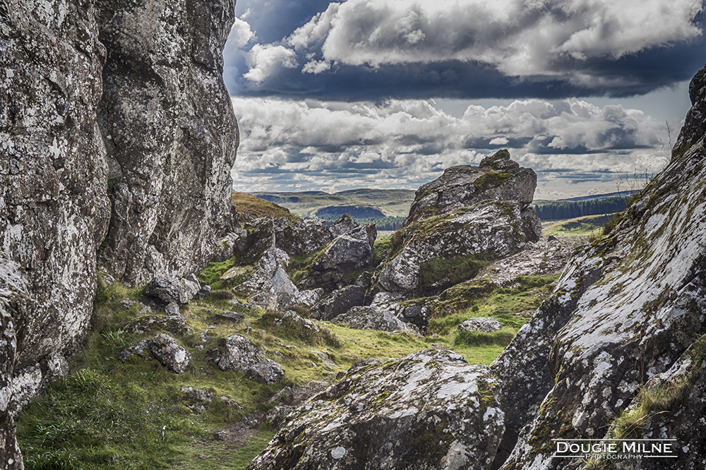 Rock Pinnacles, The Whangie  - Copyright Dougie Milne Photography 2017