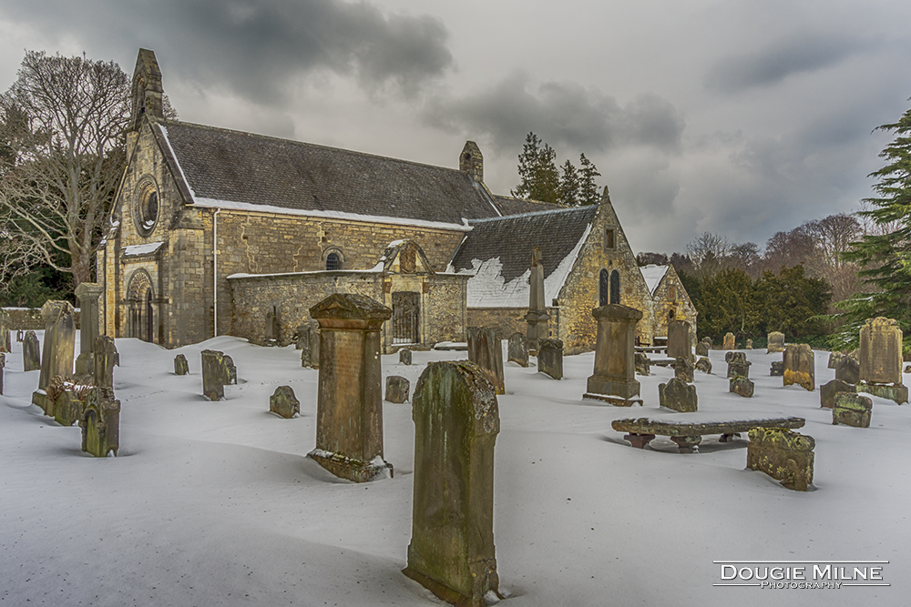Abercorn Church in the Snow  - Copyright Dougie Milne Photography 2018