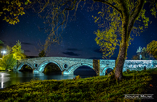 Picture of Kenmore Bridge by Night