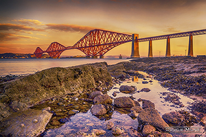 Picture of Sunrise over the Forth Bridge