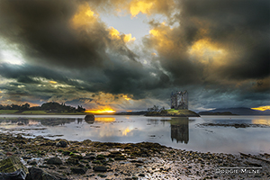 Picture of Sunset at Castle Stalker