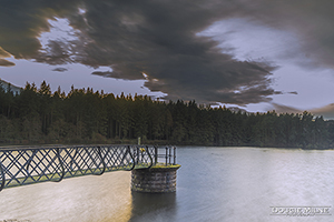 Picture of Serene Winter Evening at Beecraigs Loch